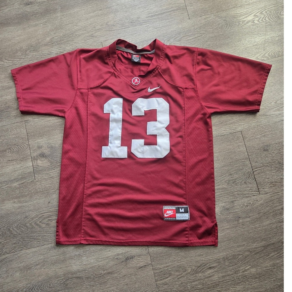 Nike Football Jersey Men Medium Crimson Alabama Tua Tagovailoa 13 Stitched